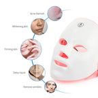LED Facial Mask – 7 Color Light Therapy for Skin Rejuvenation & Anti-Aging