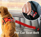 Adjustable Pet Car Safety Belt – Universal Fit for Dogs & Cats