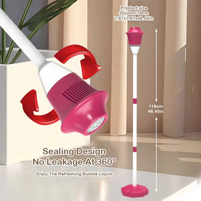 Bubble Machine with Light – Automatic Bubble Toys for Kids