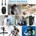 Mini 4K Action Camera – Waterproof Body Cam with WiFi & Night Vision