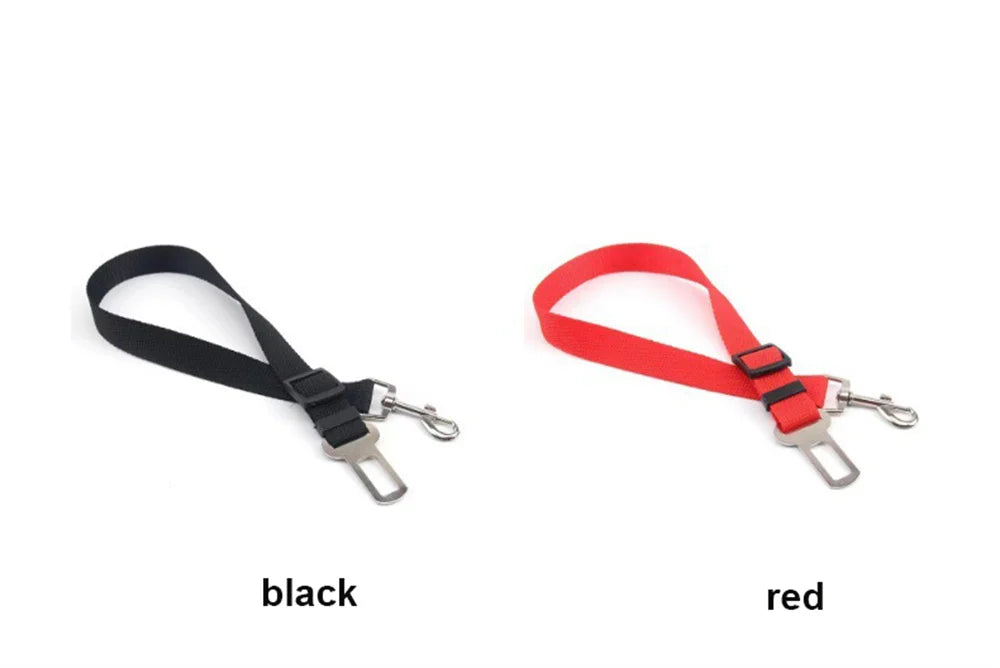 Adjustable Pet Car Safety Belt – Universal Fit for Dogs & Cats