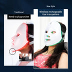 LED Facial Mask – 7 Color Light Therapy for Skin Rejuvenation & Anti-Aging