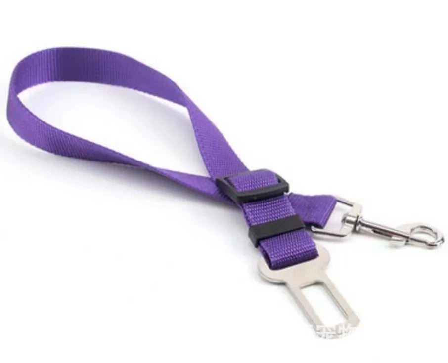 Adjustable Pet Car Safety Belt – Universal Fit for Dogs & Cats