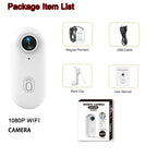 Mini 4K Action Camera – Waterproof Body Cam with WiFi & Night Vision