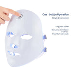 LED Facial Mask – 7 Color Light Therapy for Skin Rejuvenation & Anti-Aging