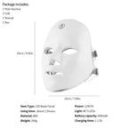LED Facial Mask – 7 Color Light Therapy for Skin Rejuvenation & Anti-Aging