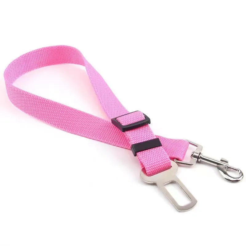 Adjustable Pet Car Safety Belt – Universal Fit for Dogs & Cats