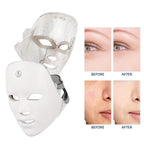 LED Facial Mask – 7 Color Light Therapy for Skin Rejuvenation & Anti-Aging